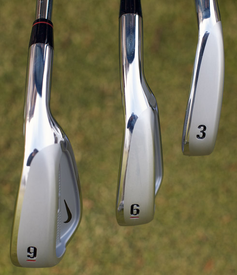 Sole view of the Split Cavity irons