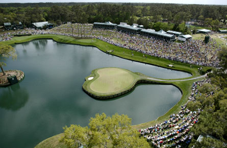 17th hole at the TPC of Sawgrass