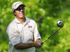Jerry Pate in the second round of the Senior PGA Championship