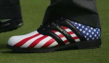US Flag golf shoes
