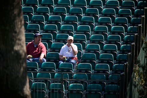 Fans in Empty Stands