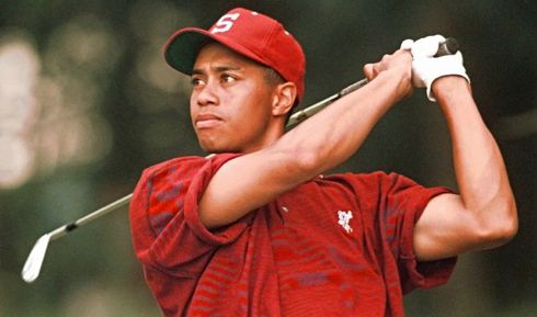 Tiger Woods at Stanford in 1996