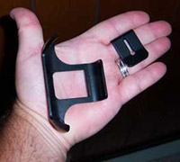 The belt clip didn't last long