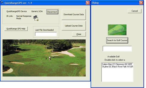 QuickRange GPS Screenshot