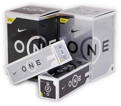 Nike One Black/Platinum boxes