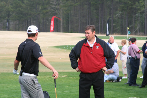 Dean Snell and Justin Rose