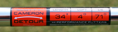 Scotty Cameron Detour Putter Shaft