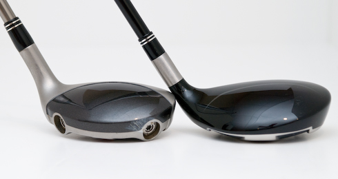 TaylorMade Hybrid '09 Dual TP comparison