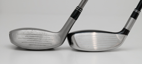 TaylorMade Hybrid '09 Dual TP comparison
