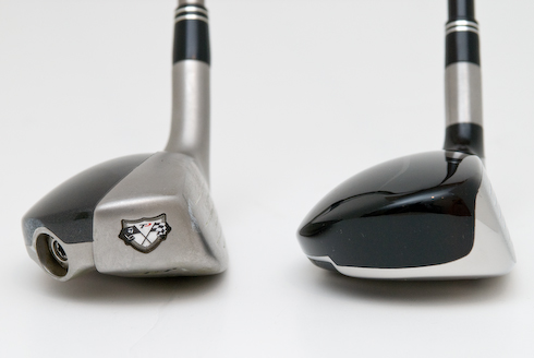 TaylorMade Hybrid '09 Dual TP comparison
