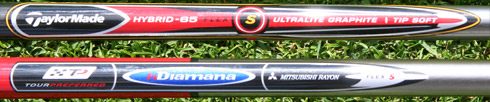 Taylormade Rescue Dual Shafts