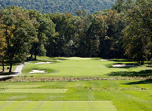 Bedford Springs Sixth Tee