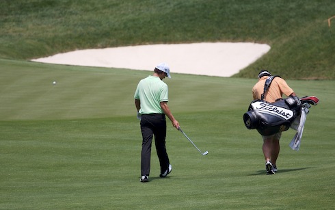 2K7 Memorial Adam Scott And Caddie