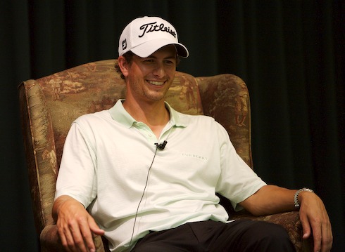 2K7 Memorial Adam Scott Interview Smiling