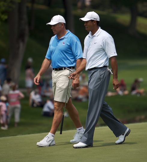 2K7 Memorial Tiger Woods Stevie Williams Walking