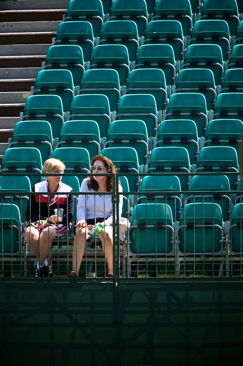 Fans in Empty Stands