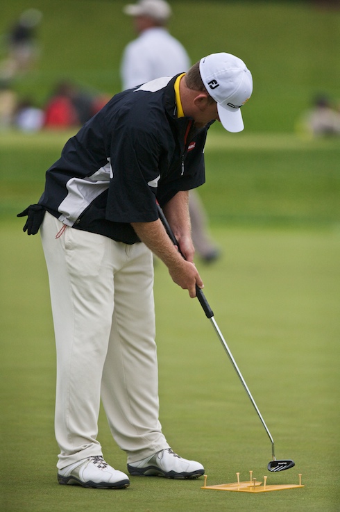 JB Holmes Practice Putting