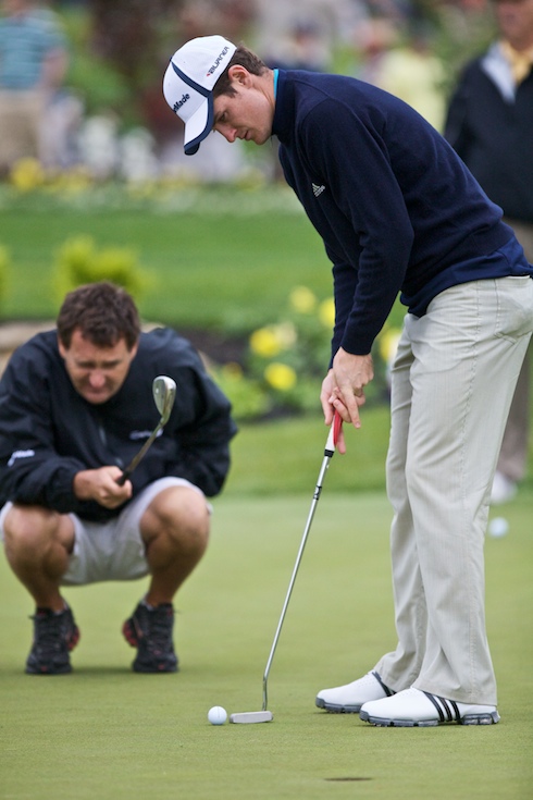 Justin Rose Practice Putting