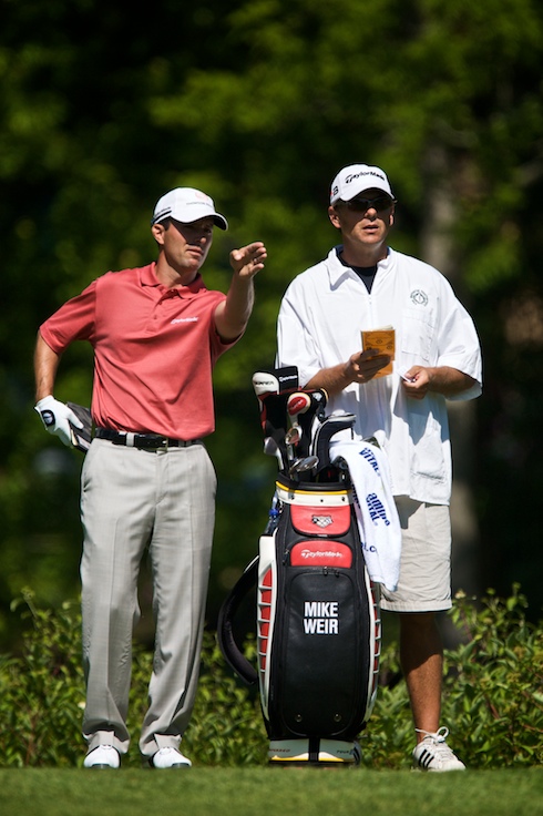 Mike Weir on 18 Tee