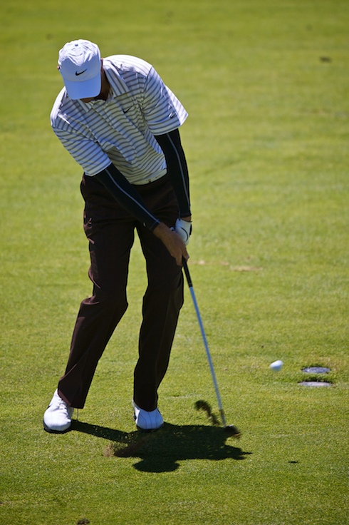Stewart Cink Wedging in Pro-Am