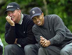 Tiger Woods and Mark O'Meara