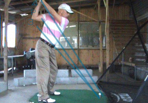 Simon Top of Swing