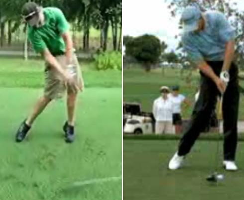 Xavier vs Retief Goosen impact face view