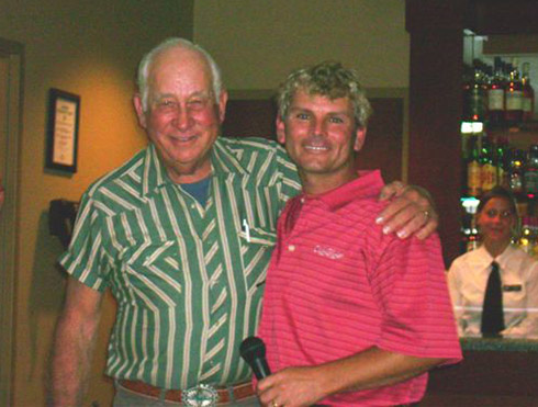 Gary Sherrell with Bill Pangburn