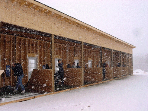 Driving Range in the Winter