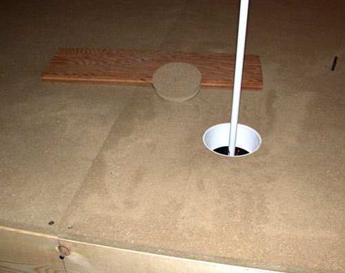 Putting Green Holeinstalled