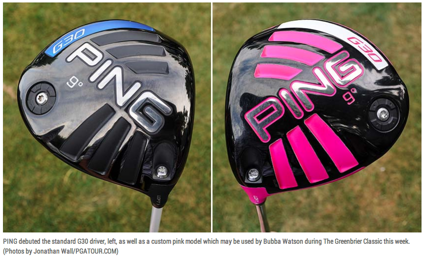 PING Introduces G30 Series, Driver, Fairway, Hybrid and Irons Clubs