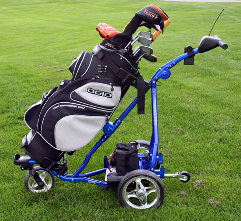 Electric golf bag discount cart