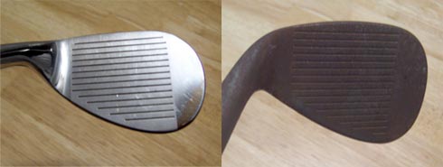 Chrome And Rusty Wedges