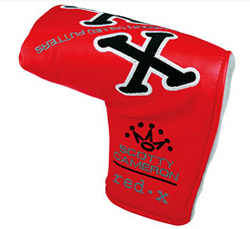 Scotty Cameron Red X Charcoal Headcover