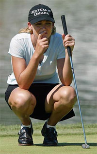 Cristie Kerr Squatting