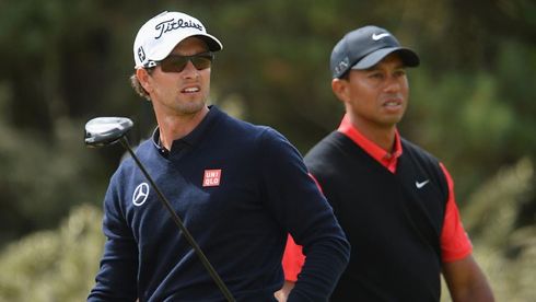 Adam Scott & Tiger Woods