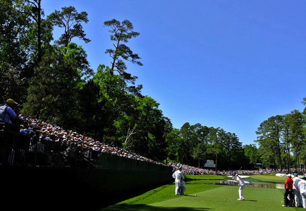 Bubba Watson 2012 Masters Friday 16th Hole