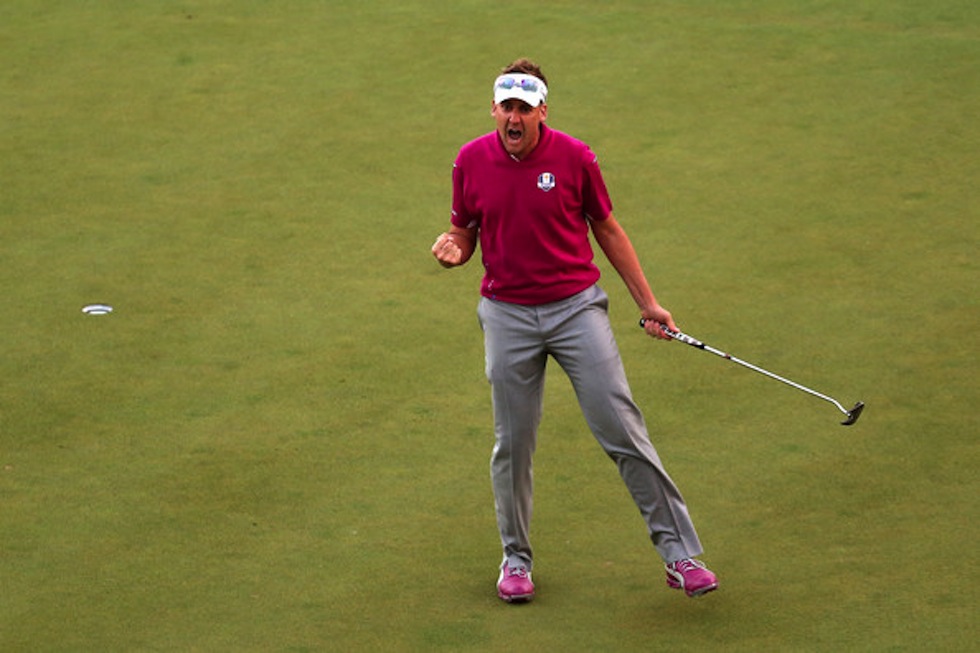 Ian Poulter 2012 Ryder Cup Sunday