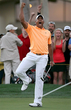 Jhonattan Vegas Celebrating