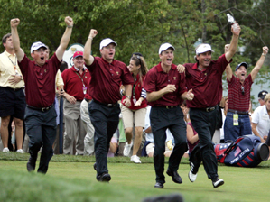 U.S. Presidents Cup Team Celebrates