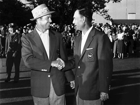 Sam Snead Ben Hogan at Augusta