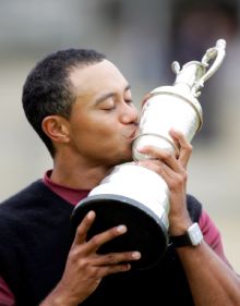 Tiger Woods Claret Jug