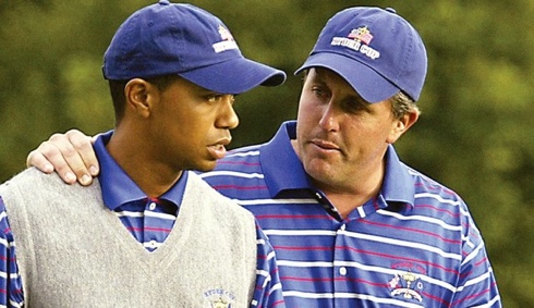 Tiger and Phil at the Ryder Cup