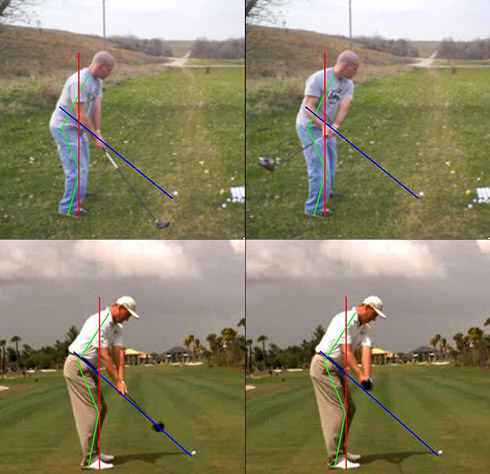 Troy vs Els backswing