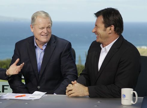 Johnny Miller and Nick Faldo