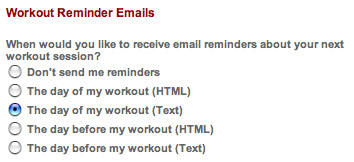MyTPI Reminder Emails