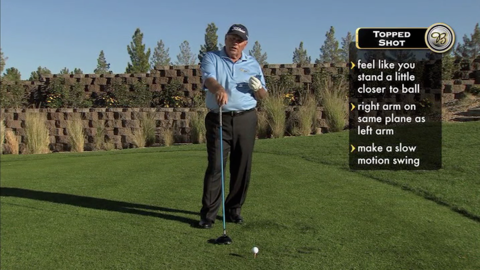 Butch Harmon About Golf Topped Shot