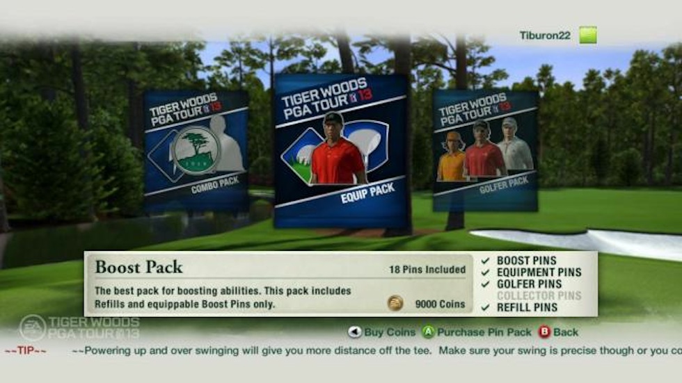 Tiger Woods 13 Pins Coins